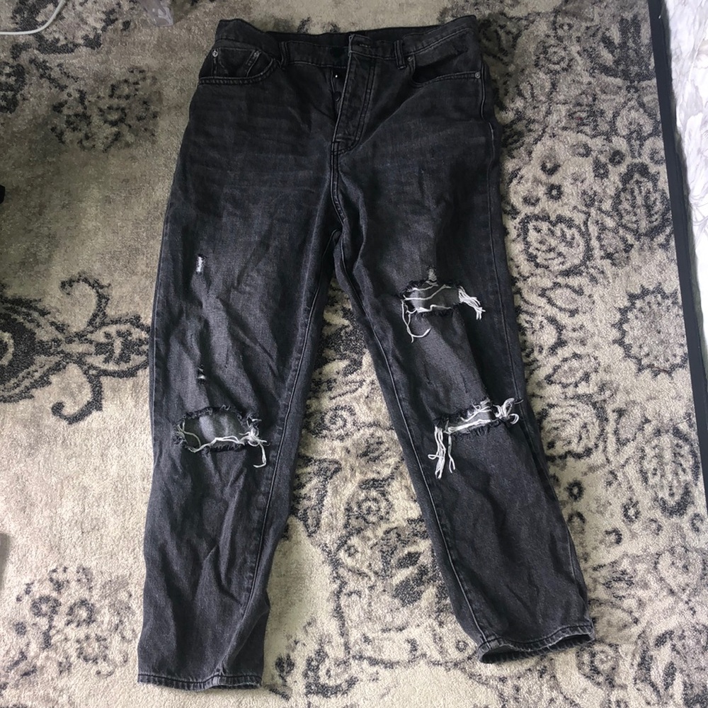Black Urban outfitters BDG slim straight high rise jeans